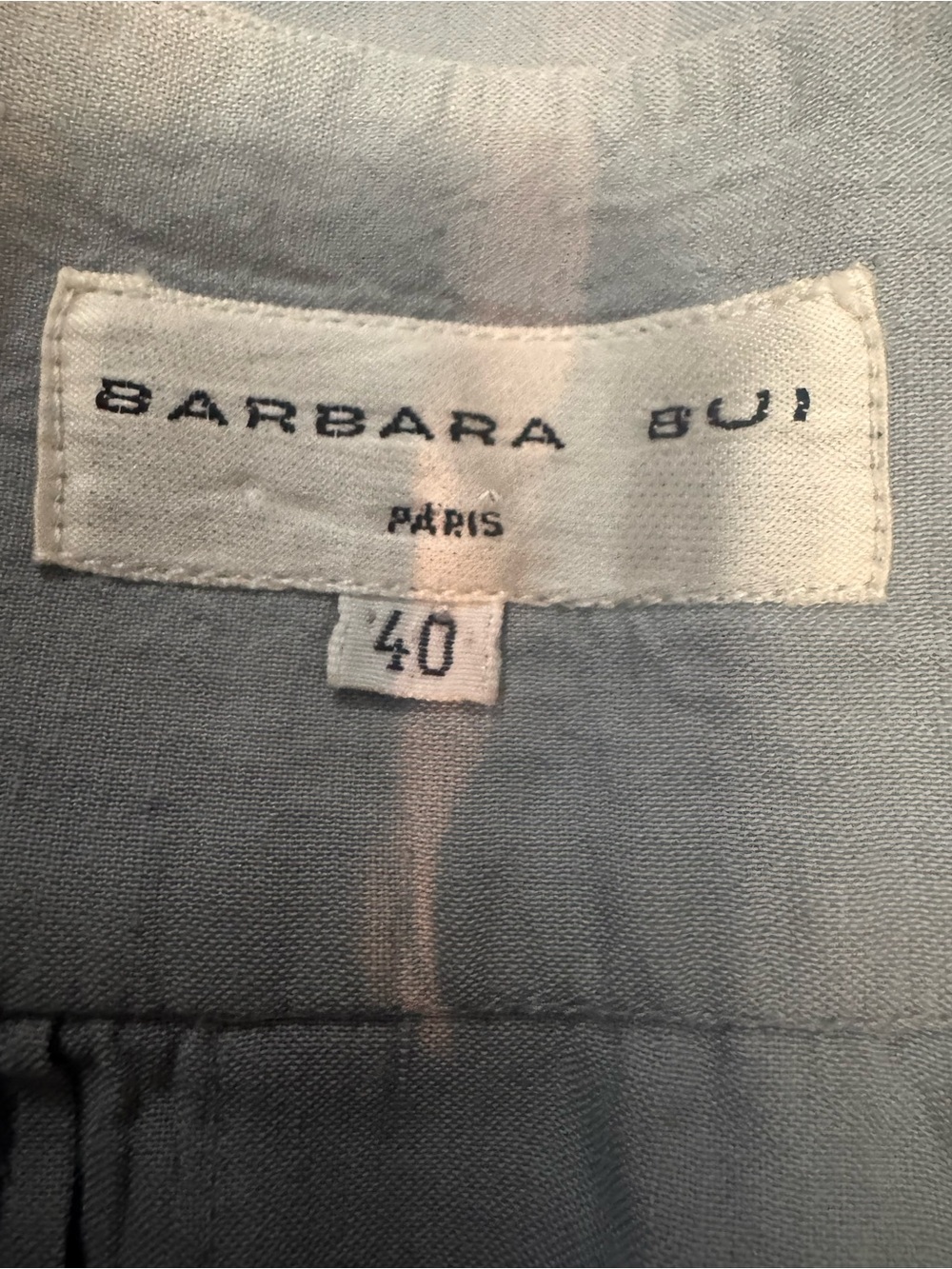 Barbara Bui Light Blue/gray Pleated Maxi Skirt with Side Buttons - Picture 3 of 6